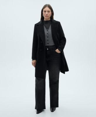 Women's Double-Breasted Wool Coat
