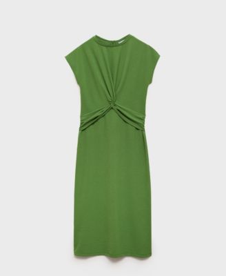 Women's Knot Detail Midi-Dress