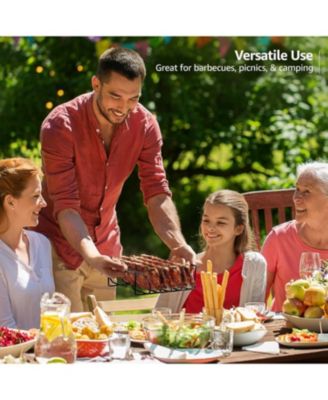 Non-Stick Rib Rack - Holds 4 Rib Racks for Grilling & Barbecuing