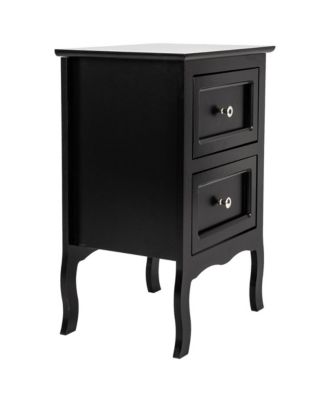 Country Style Two-Tier Night Table Large Size