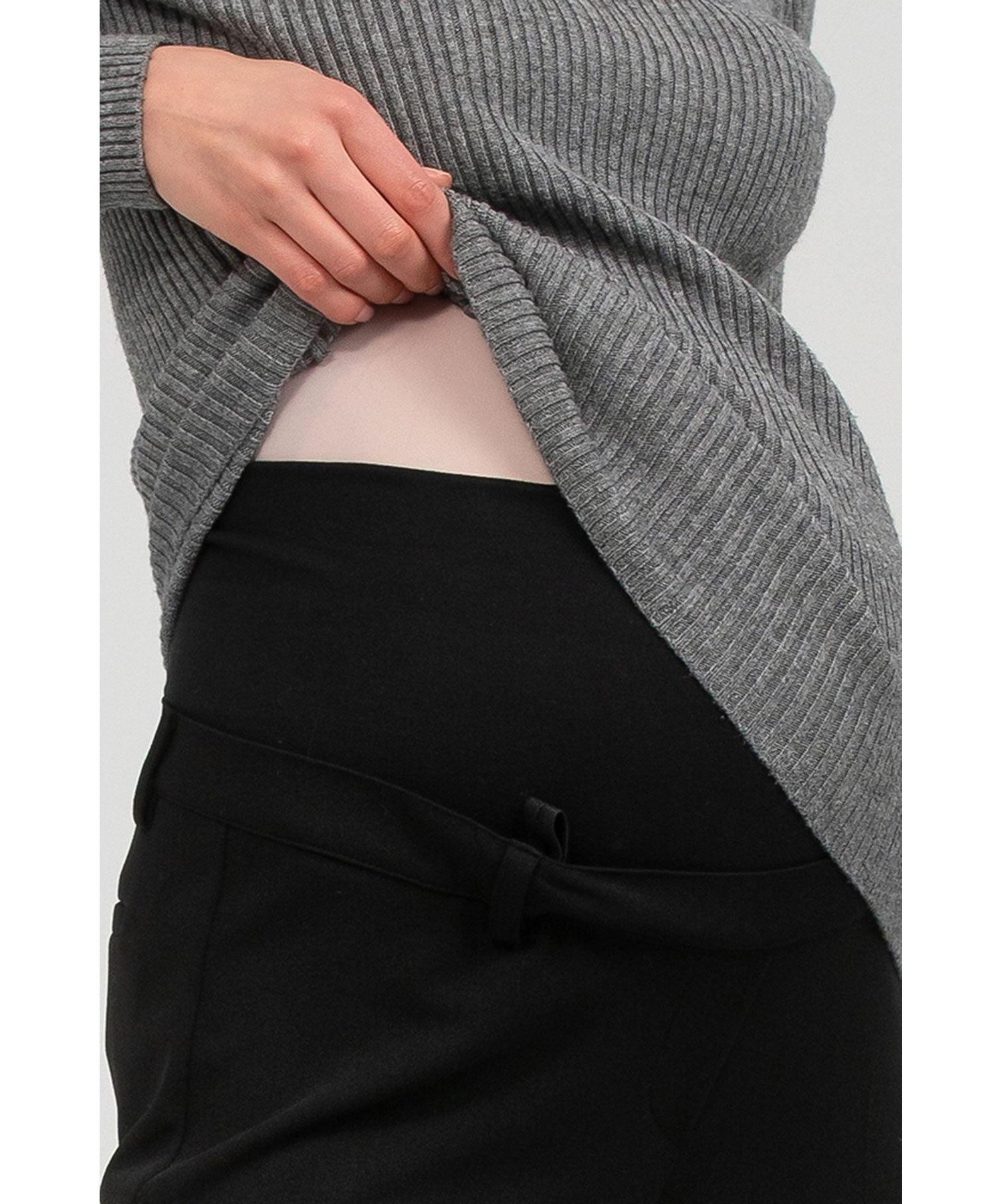 Maternity Straight-textured super stretch Noah Pants
