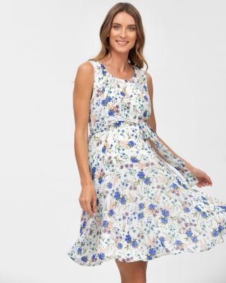 Maternity Sleeveless Chiffon Tamigi Dress