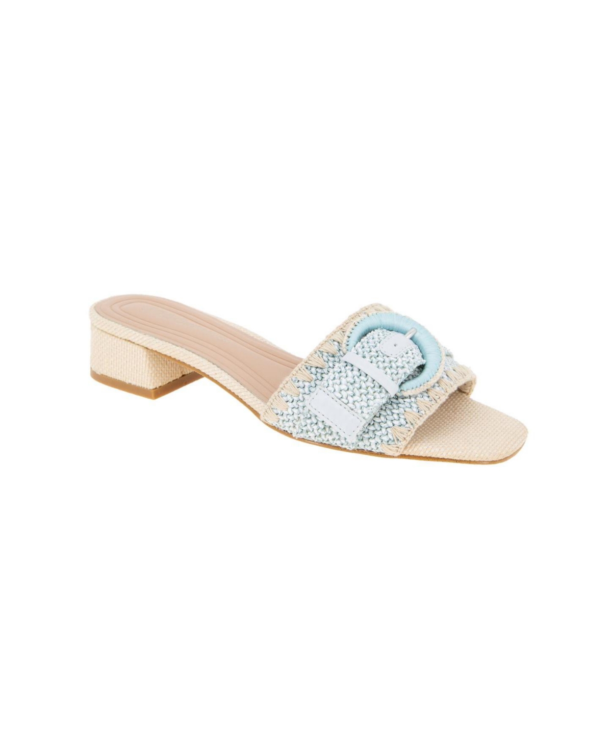 Women's Camri Buckle Slide Sandals - Seafoam