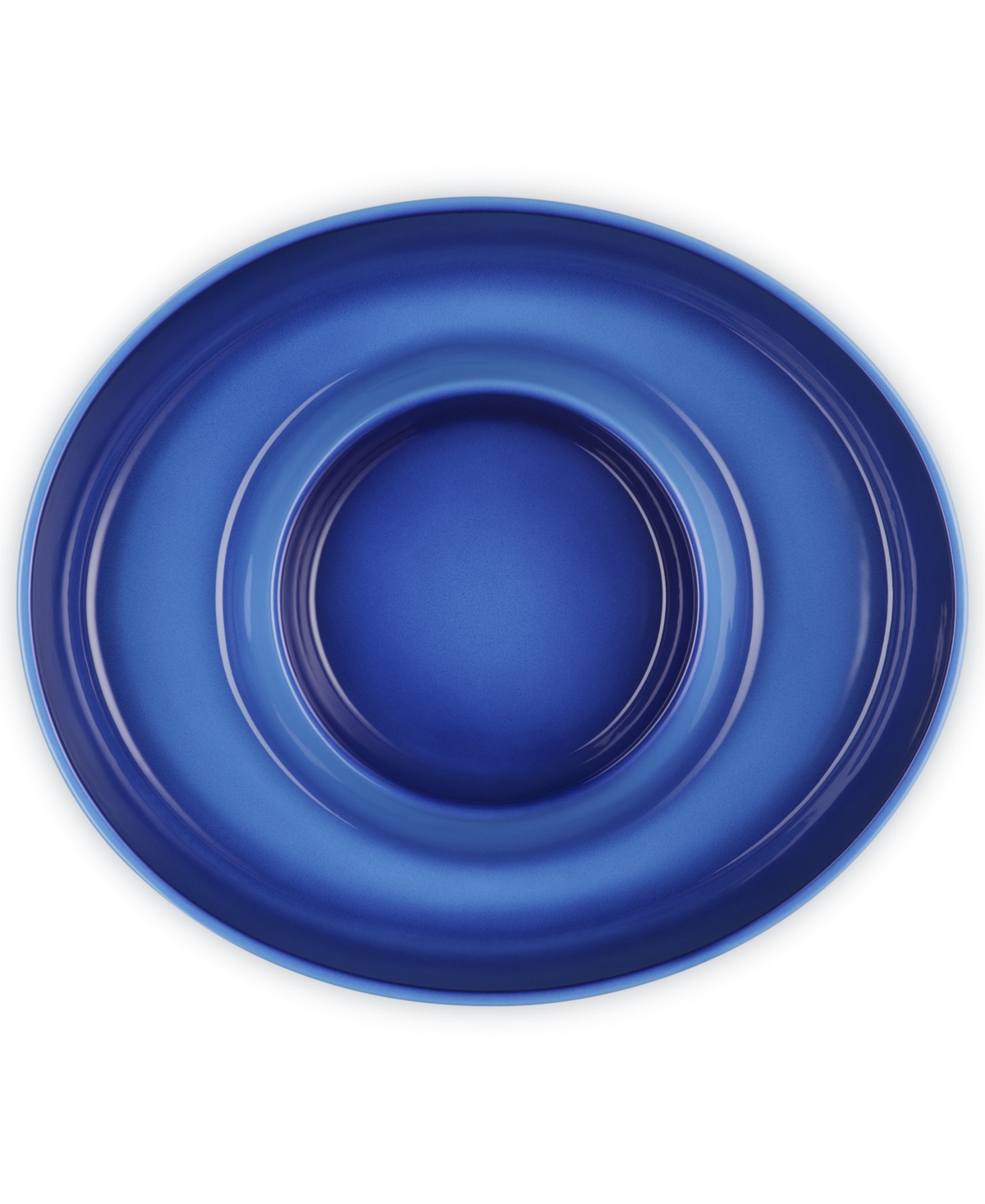 Le Creuset Stoneware Oval 13" Chip And Dip Platter In Marseille
