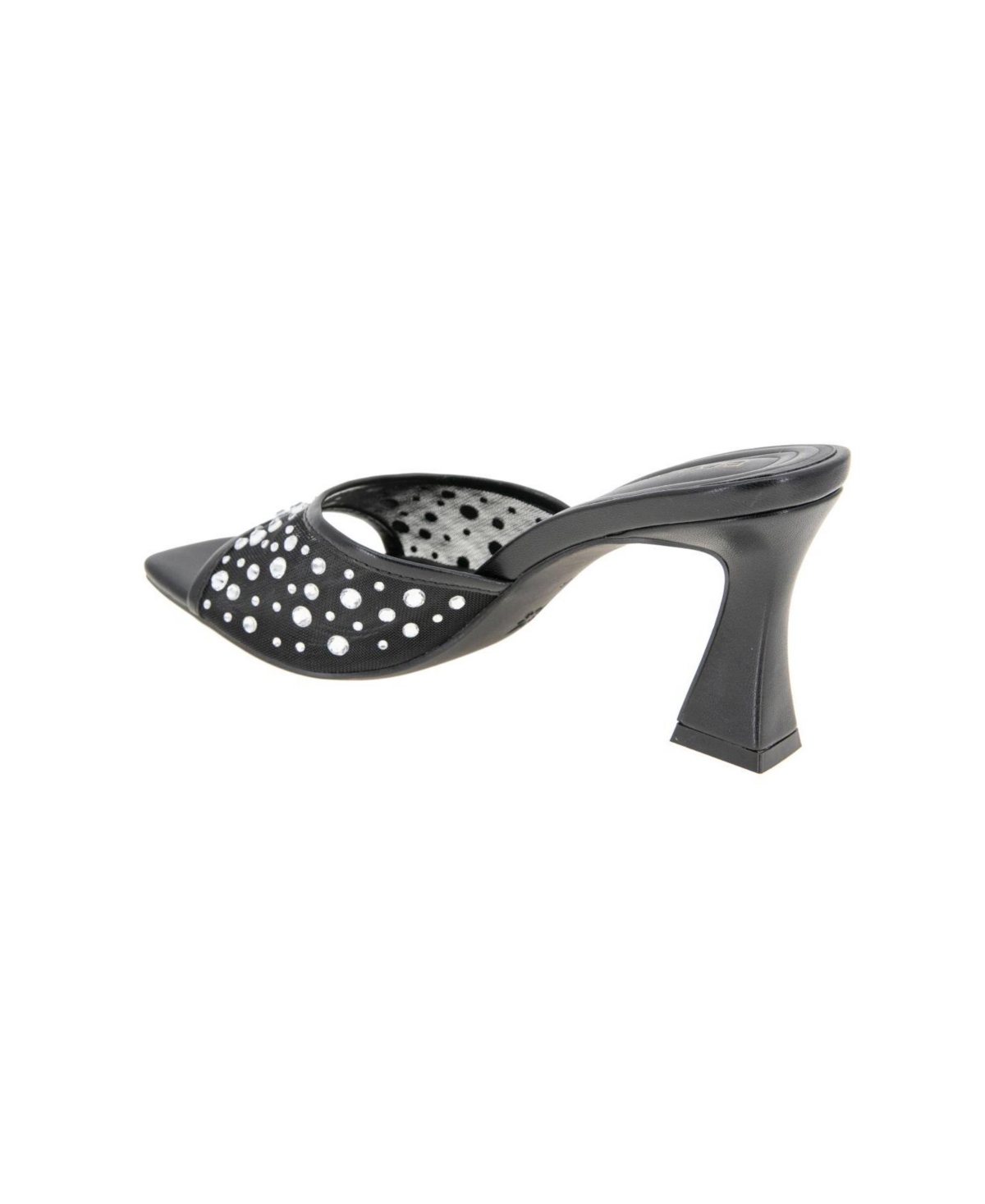 Bcbgeneration Ryia Studded Slide Sandal In Black