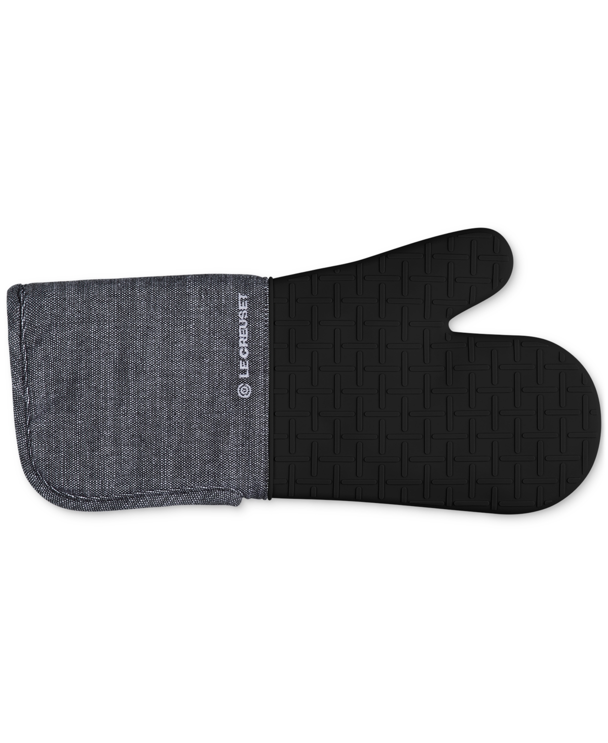 Silicone Lined Oven Mitt - Charbon