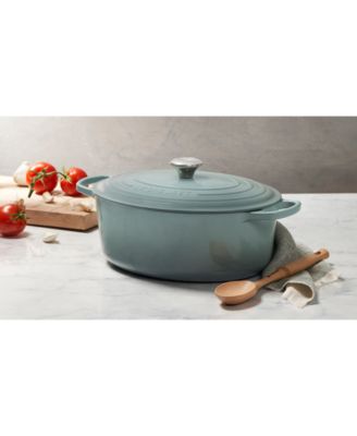 Signature Enameled Cast Iron 8-Qt, Oval Dutch Oven
