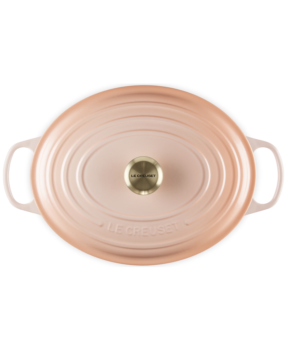 Le Creuset Signature Enameled Cast Iron 8-qt, Oval Dutch Oven In Peche