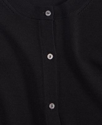 Women's Crewneck Long-Sleeve Cardigan, Exclusively at Macy's