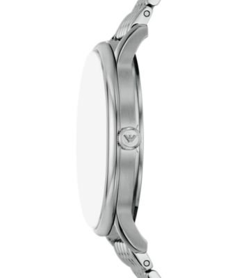 Men's Stainless Steel Bracelet Watch 39mm