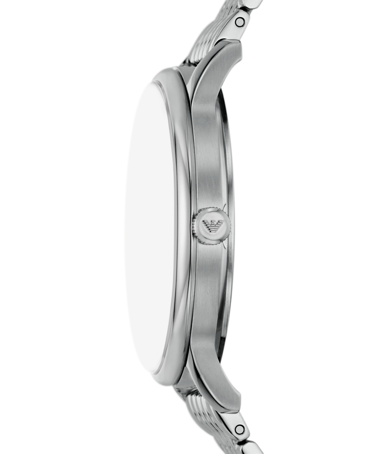 Emporio Armani Men's Stainless Steel Bracelet Watch 39mm In Silver