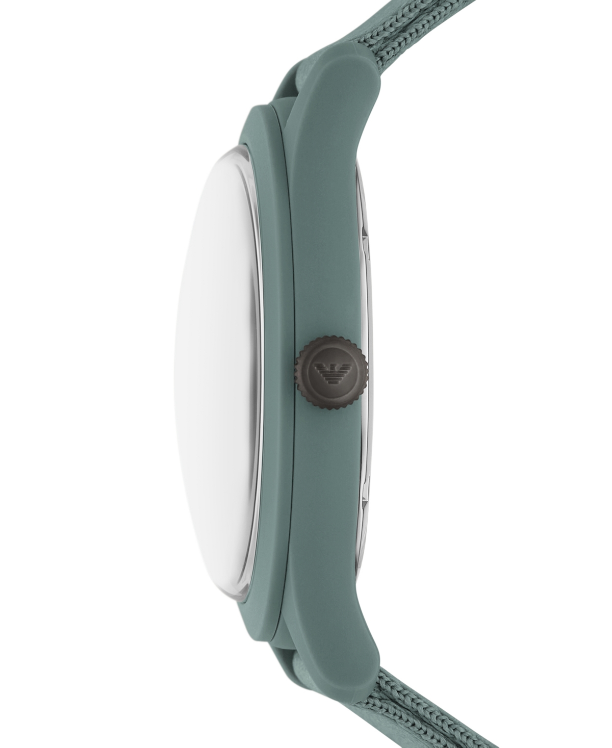 Emporio Armani Men's Green Tide Ocean Material Strap Watch 45mm In Green
