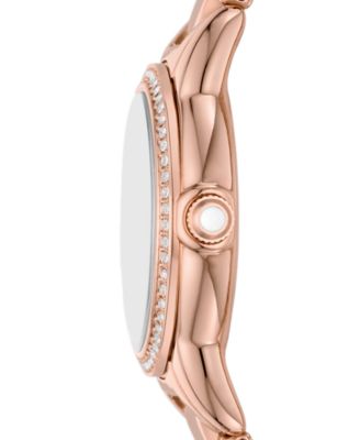Women's Rose Gold-Tone Stainless Steel Bracelet Watch 26mm