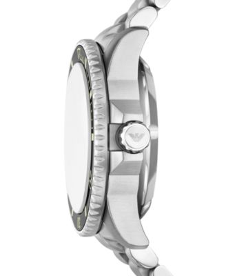 Men's Automatic Sea Explorer Stainless Steel Bracelet Watch 43mm