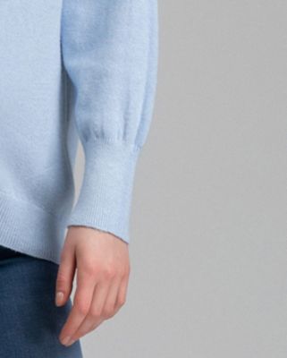 Maternity Oversized Puffy Long Sleeve Emerald Sweater