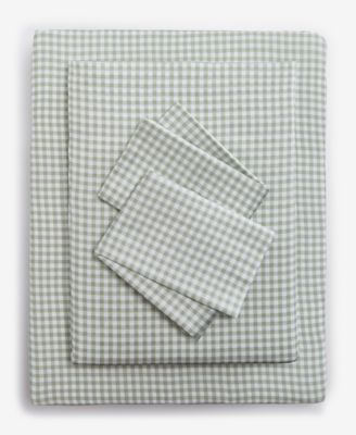 Printed Cotton Sateen 3-Pc. Sheet Set, Twin XL, Exclusively for Macy's 