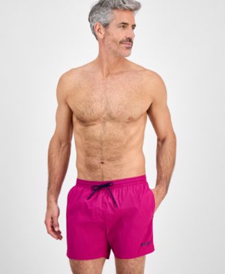 Men's Lee Drawstring 5.3" Swim Trunks, Created for Macy's