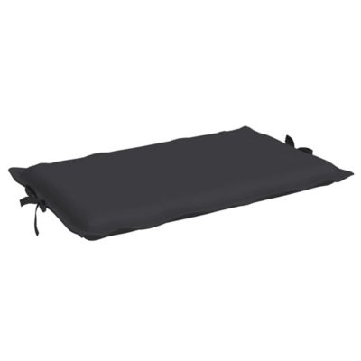 Sun Lounger Cushion Black Oxford fabric