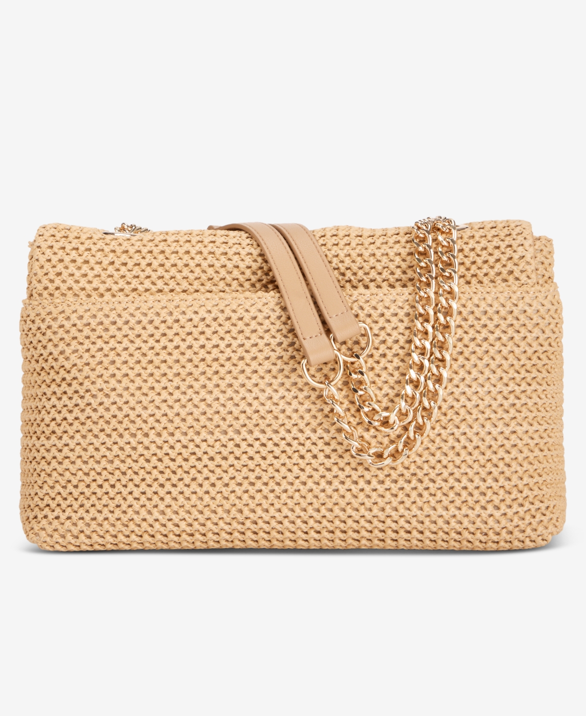 I.n.c. International Concepts Ajae Flap Straw Crossbody, Exclusively at Macy's