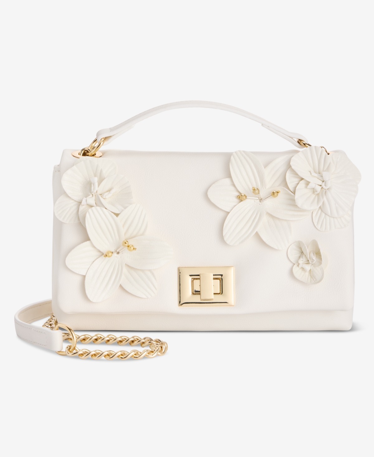 Ajae Small Flap Floral Crossbody, Exclusively at Macy's - Hb Vanilla