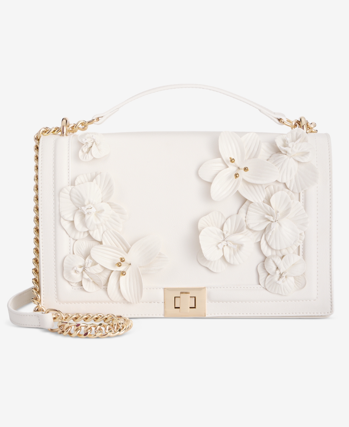 Ajae Flap Floral Crossbody, Exclusively at Macy's - Hb Vanilla