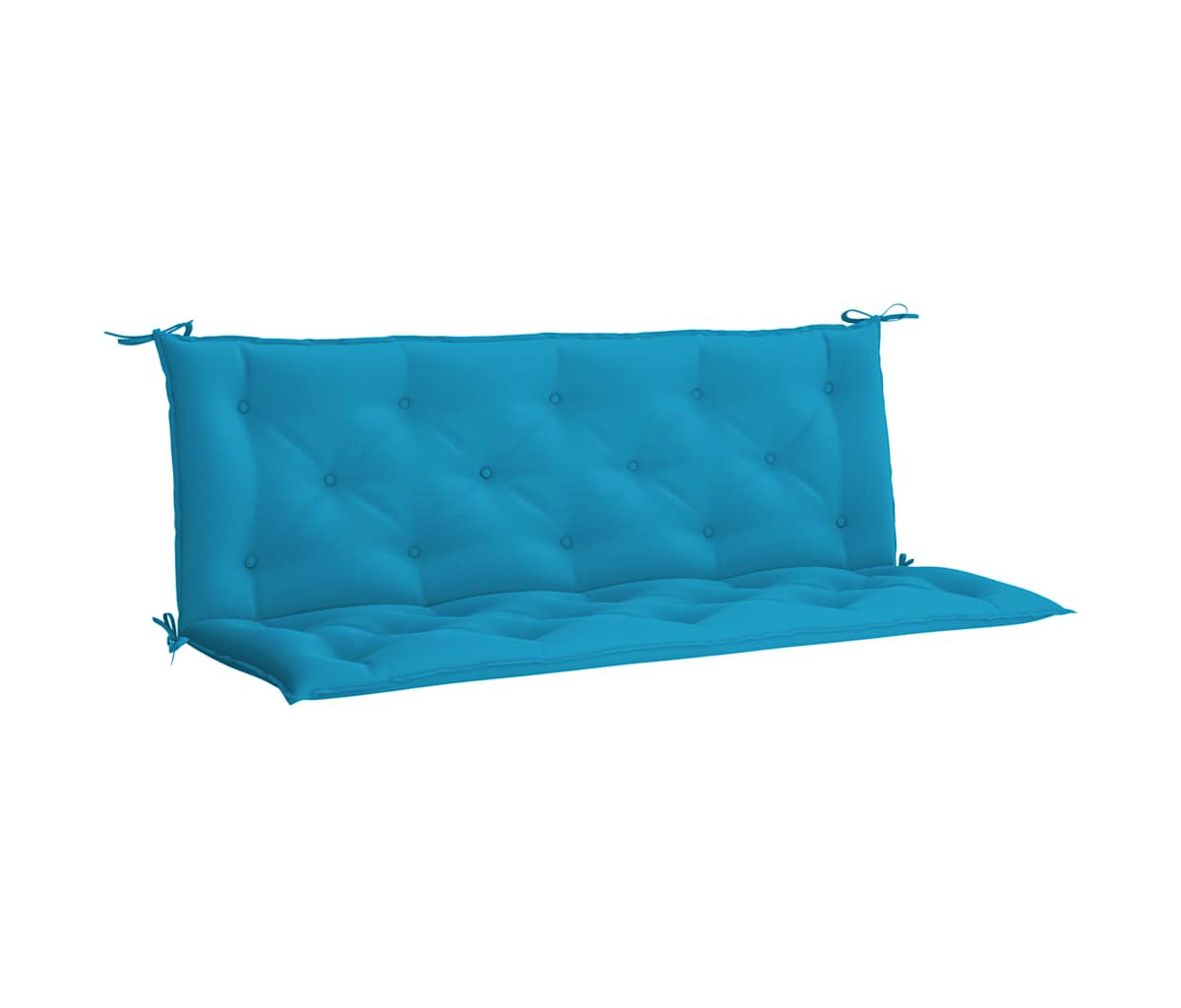 Garden Bench Cushion Light Blue 59.1"x(19.7"+19.7")x2.8" Oxford Fabric - Light blue