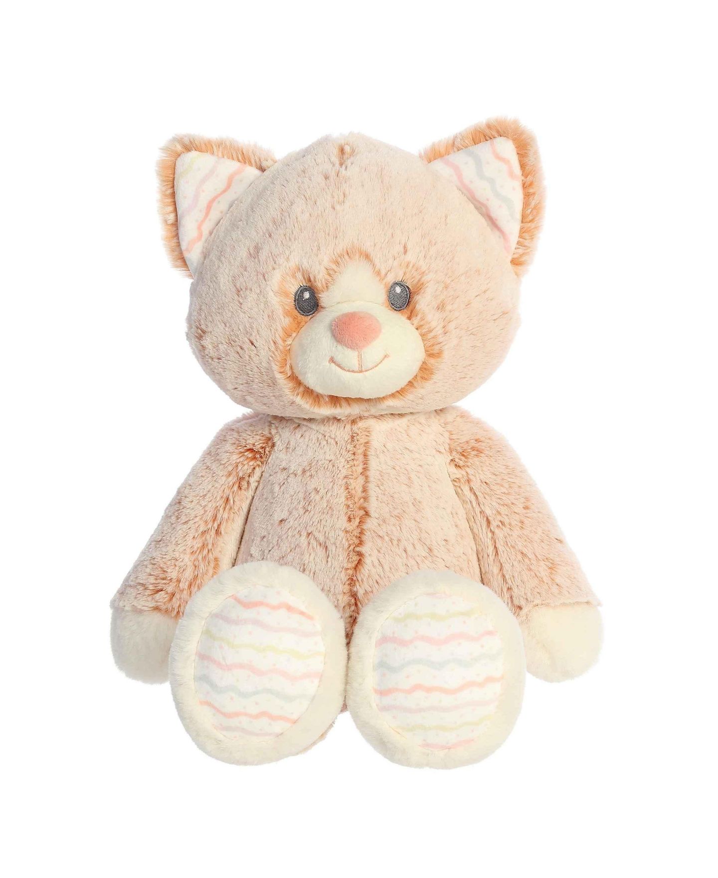 Детские мягкие игрушки ebba Large Kit Kitten Cuddlers Adorable Baby Plush Toy Orange 14" — фото 1