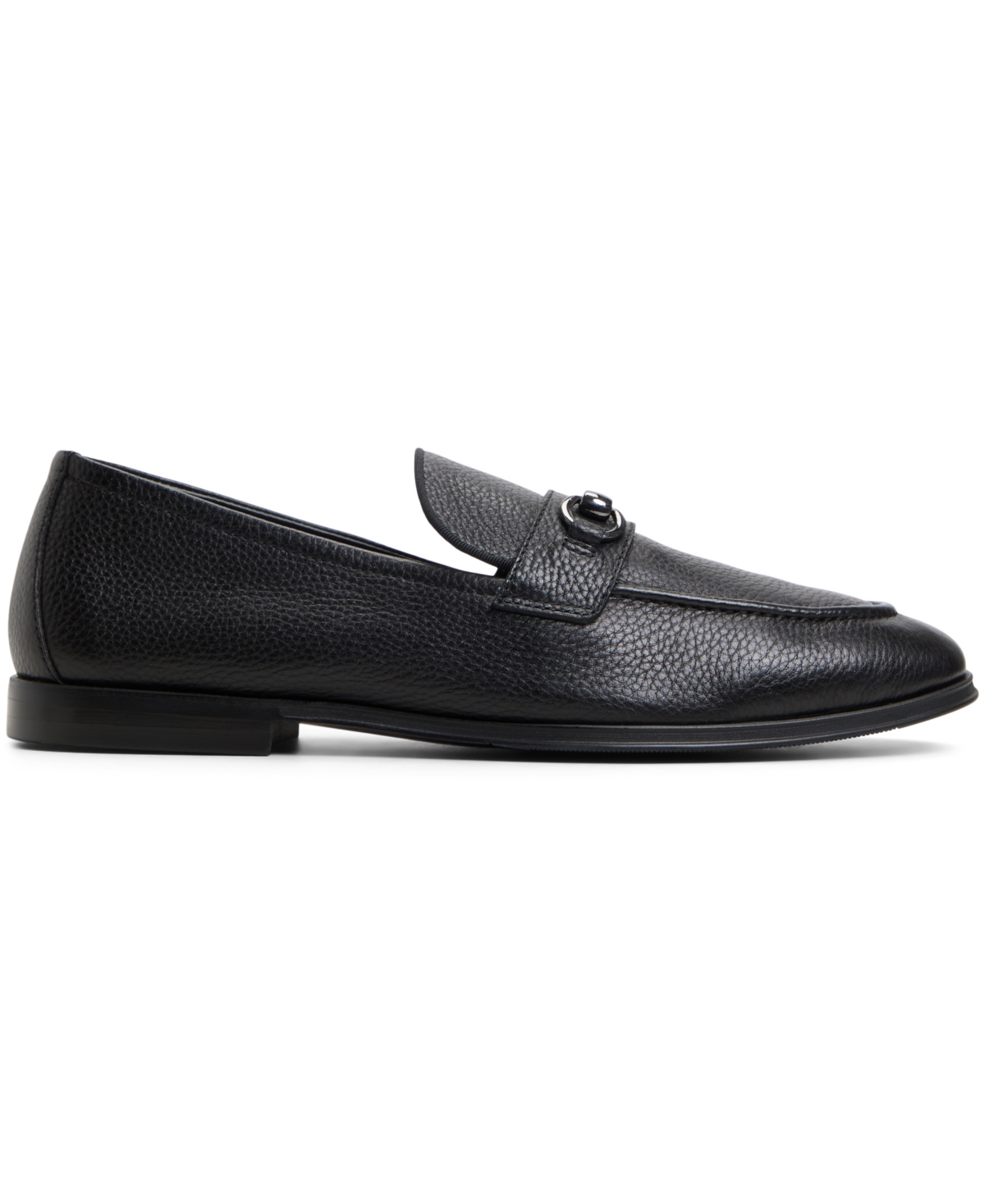 Shop Aldo Men's Traveler Leather Bit Loafer In Black