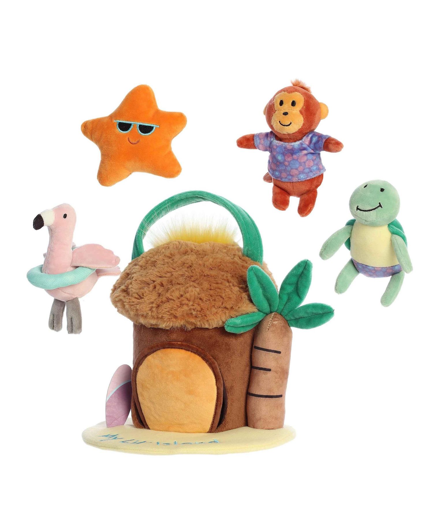My Lil' Island Interactive Plush Island-Themed Baby Toy, 5-Piece Set