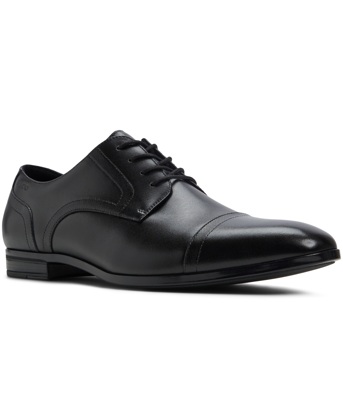 Men's Luigi Leather Derby Lace Up Dress Shoe - Tan