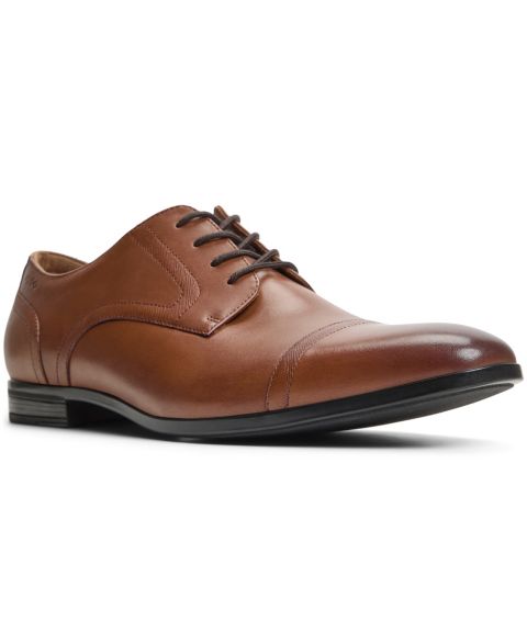 Мужские туфли ALDO Luigi Leather Derby Lace Up Dress Shoe, цвет: Рыжевато-коричневый
