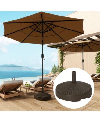 Round Patio Umbrella Base Umbrella Sd, /Water Filled,