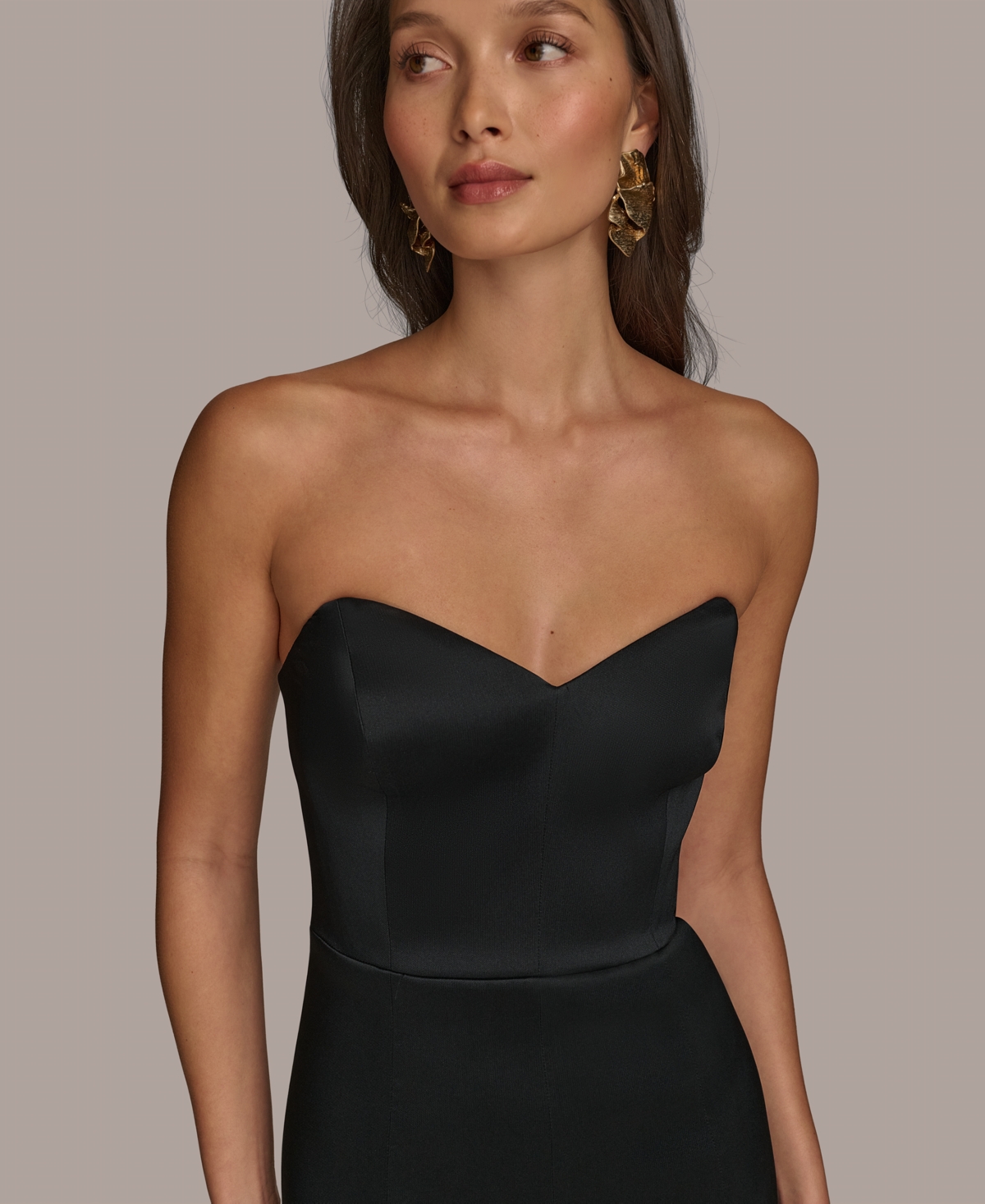 Donna Karan Women's Strapless Gown In Black