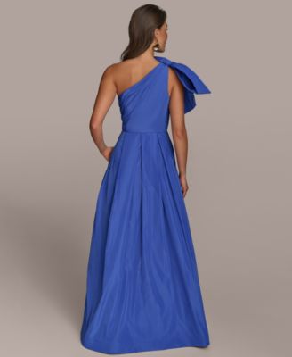 Women's Bow-Trim One-Shoulder Ball Gown