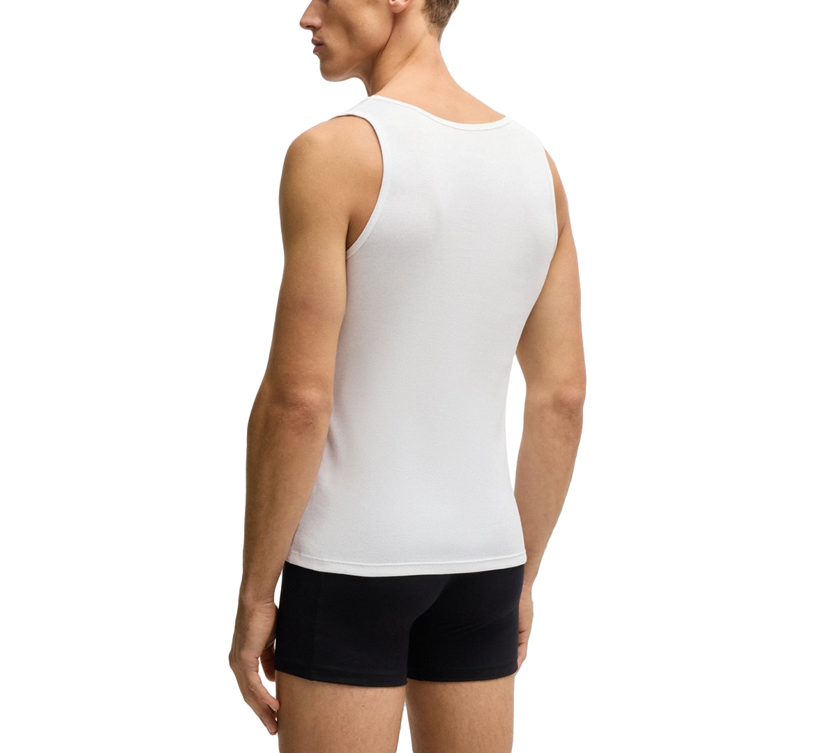 Hugo Boss Three-piece Round Neck Vest In White