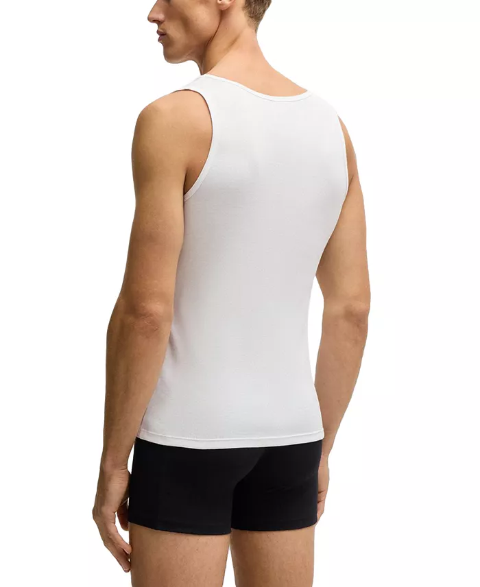 Men's 3-Pack Cotton Ribbed Classic Tank Tops - thumbnail 9