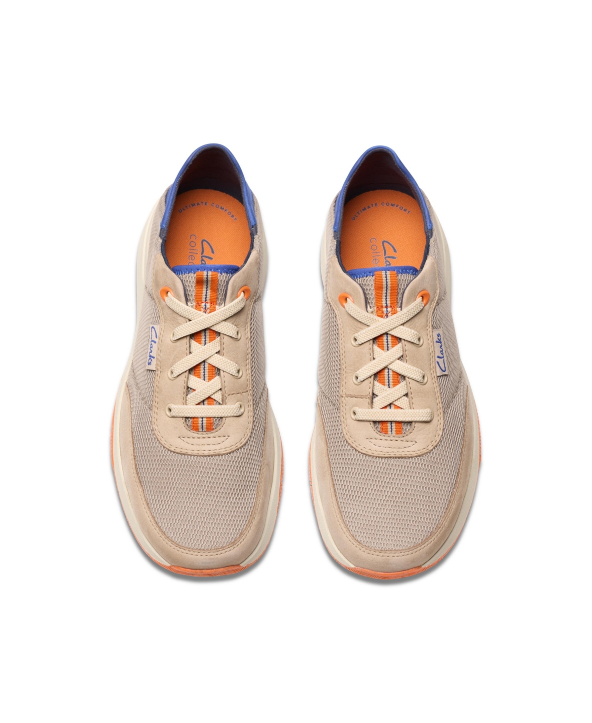 Clarks Men's Collection Sailview Sport Shoes In Sand Combi Nubuck