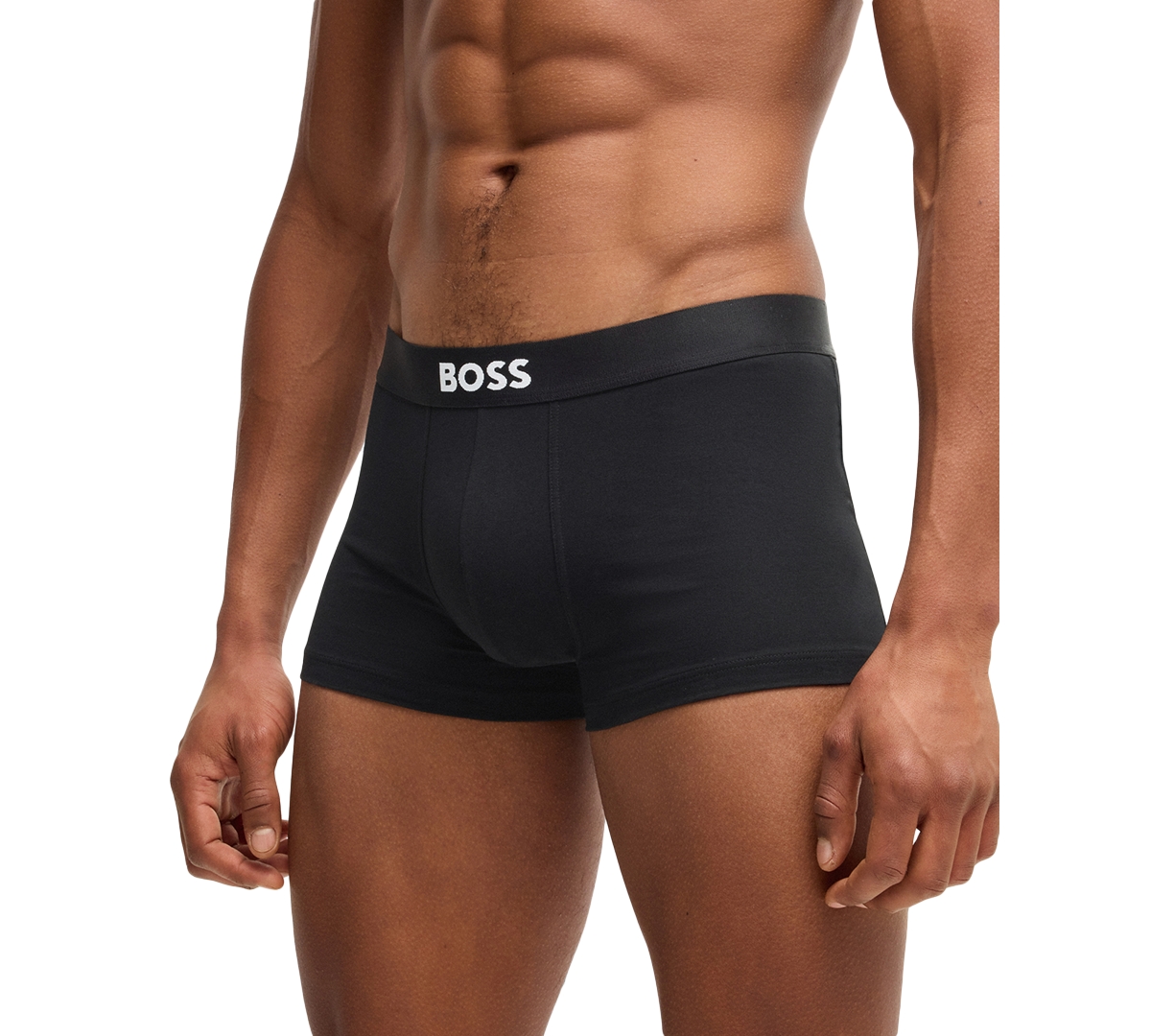 Hugo Boss Boss By  Men's 3-pack Icon Logo Trunks In Blk