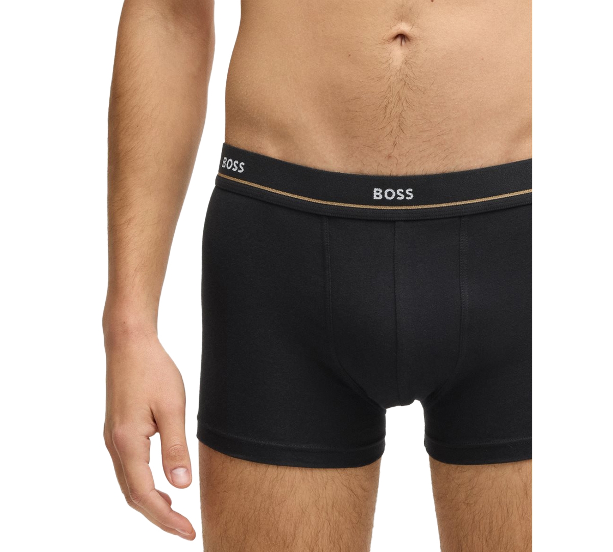 HUGO BOSS BOSS BY HUGO BOSS MEN'S 5-PACK ESSENTIAL LOGO TRUNKS