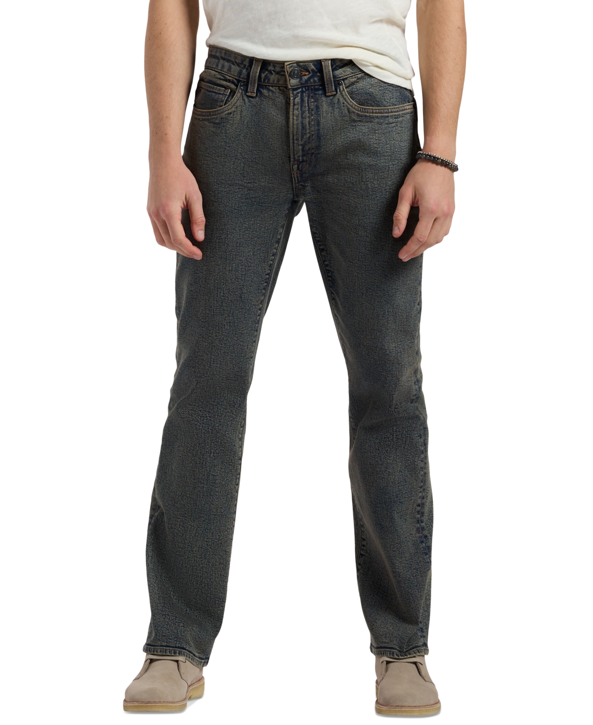 Buffalo David Bitton Men's Driven Relaxed-straight Fit Jeans In Authentic Worn