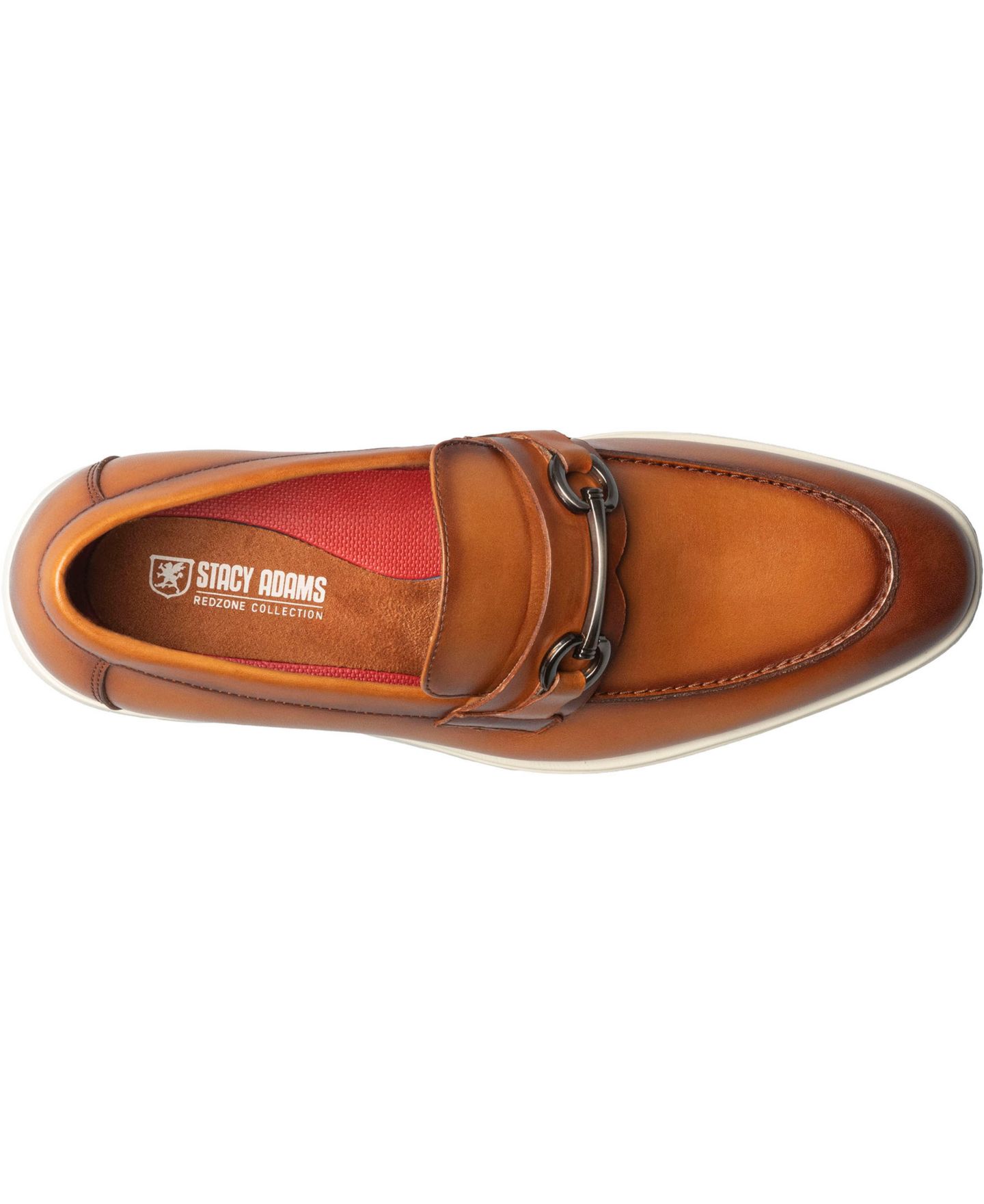 Мужские туфли Stacy Adams Samuel Moc Toe Bit Slip On, цвет: Рыжевато-коричневый — фото 6