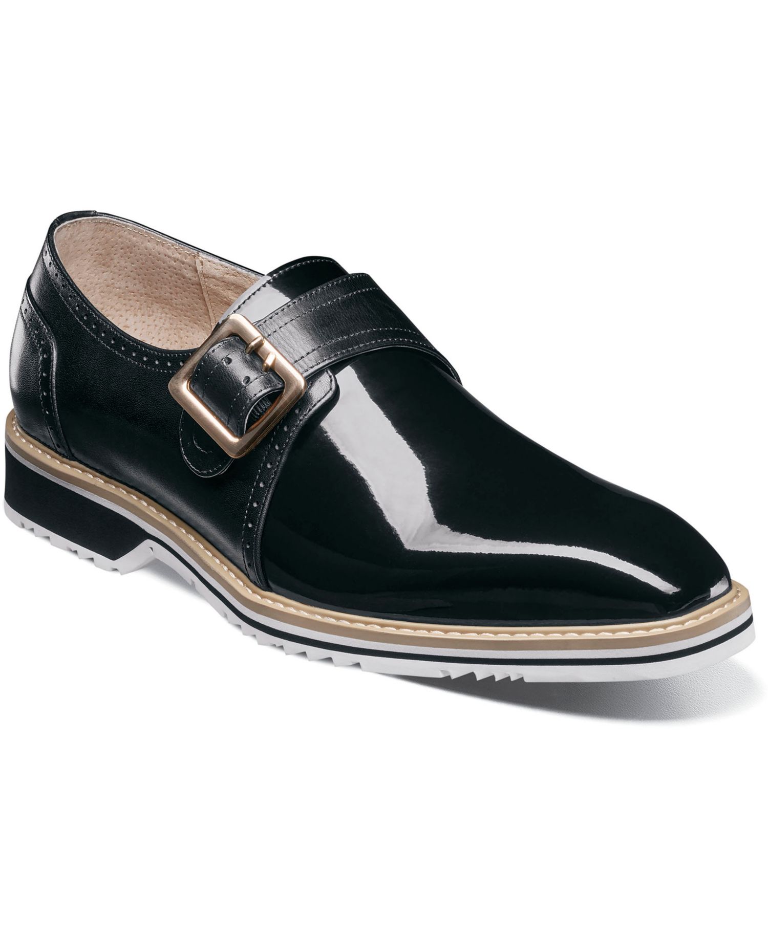 Men's Bartram Plain Toe Monk Strap Shoe