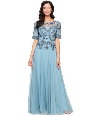 Alex Evenings - Women's Beaded Sequinned Evening Gown