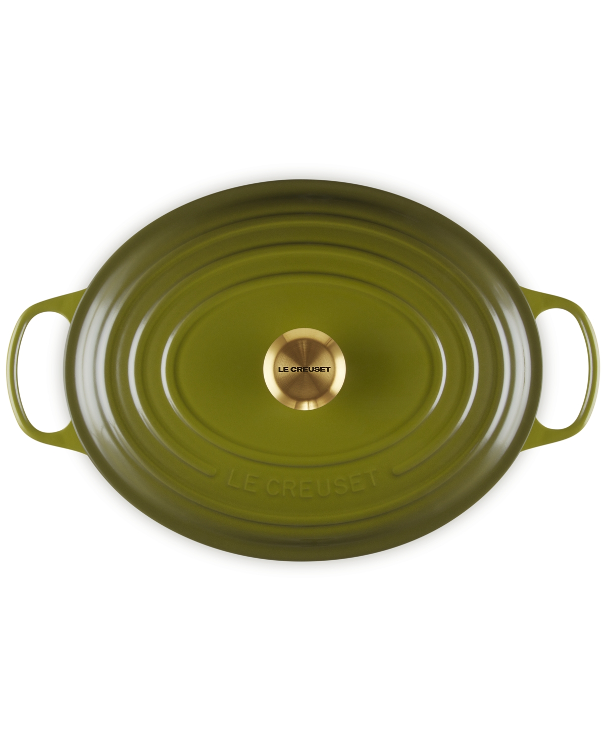 Le Creuset Signature Enameled Cast Iron 8-qt, Oval Dutch Oven In Olive
