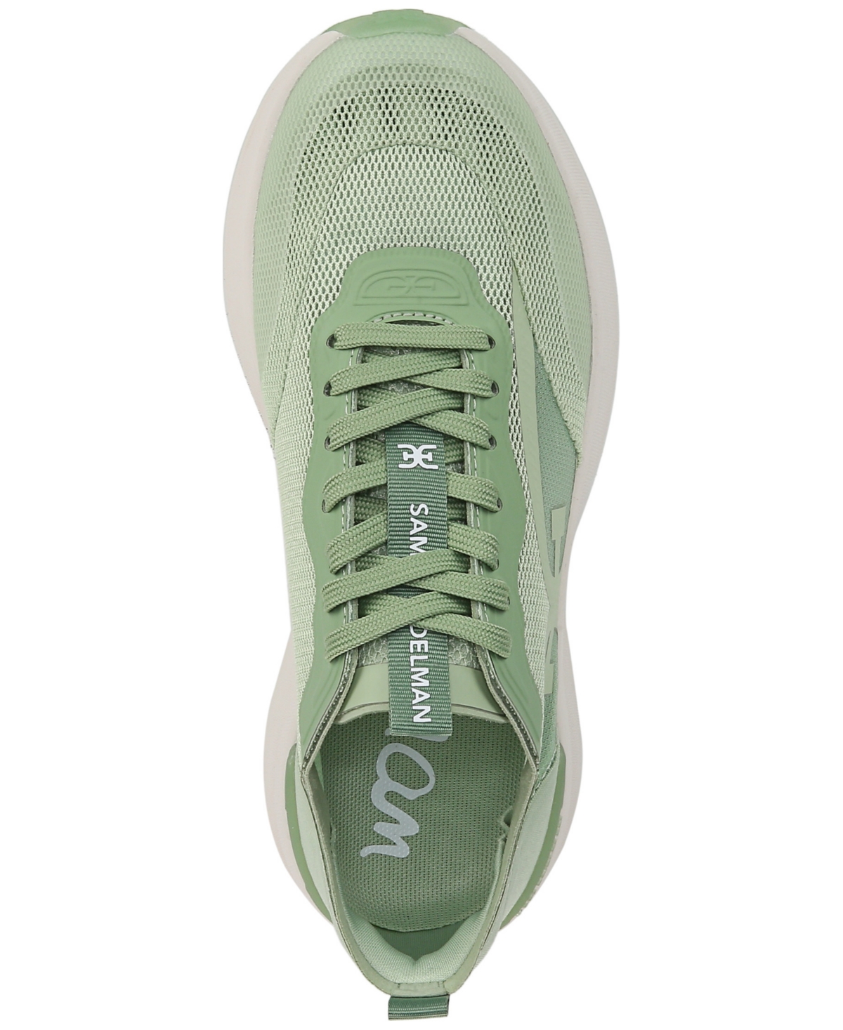 Shop Sam Edelman Women's Sarita Mesh Lace-up Sneakers In Green Multi