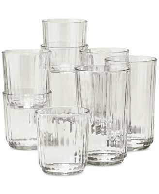 Fluted Glasses, Set of 8, Exclusively at Macy's