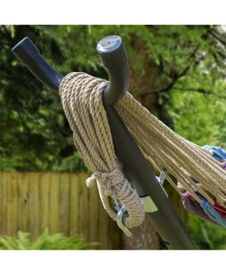 Double Hammock With Steel Stand - Portable Carrying Case Included