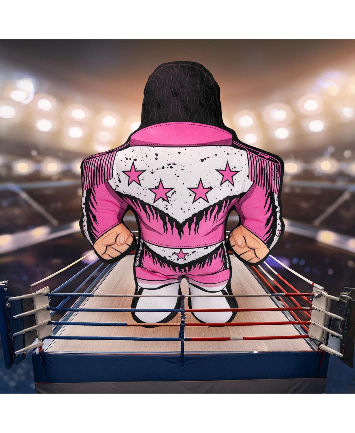 Детская мягкая игрушка Bleacher Creatures Bret Hart WWE Bleacher Buddy 24" Plush, 1-Piece — фото 2