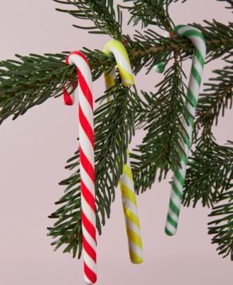 Polka Candy Cane Holiday D&eacute;cor, Set of 3