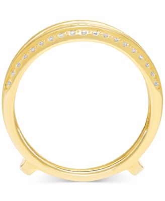 Diamond Guard Ring (1 ct. t.w.) in 14k Yellow Gold